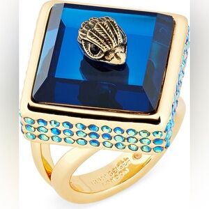 Kurt Geiger Square Stone Cocktail Ring